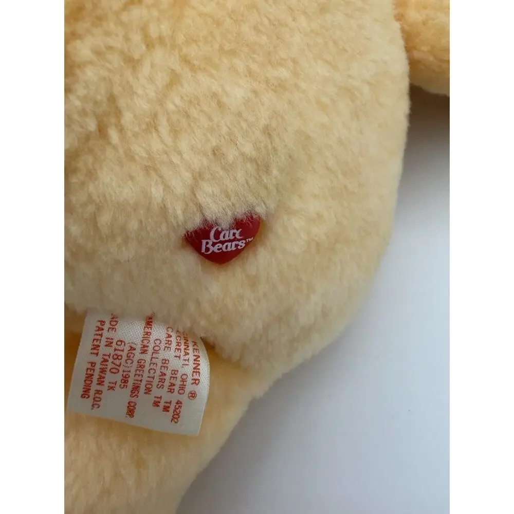 Care Bears Talking Secret Heart Plush Stuffed Animal Toy Vintage 80s Kenner Lock